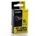  CASIO EZ-Labelling Tape 18mm (Black on Yellow)