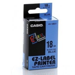  CASIO EZ-Labelling Tape 18mm (Black on Blue)