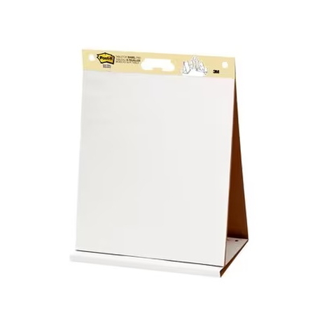 Post-it Self-Stick Tabletop Easel Pads with Dry Erase, 20 in x 23 in, White  