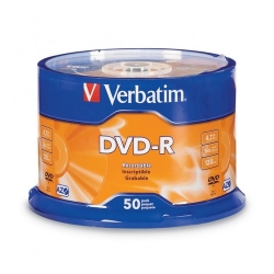  VERBATIM DVD-Recordable 16X, Spindle 50's