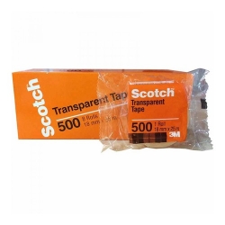  SCOTCH Transparent Tape 500, 18mm x 25m