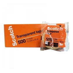  SCOTCH Transparent Tape 500, 12mm x 25m