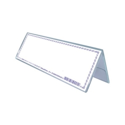  STZ Acrylic Card Stand 50991, Inverted V-Shape