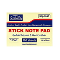  SUREMARK Stick Note Pad SQ6657, 100 x 75mm