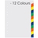 SUREMARK PP Index Divider Colour A4 SQ-7012, 1 Set (12 Colours)