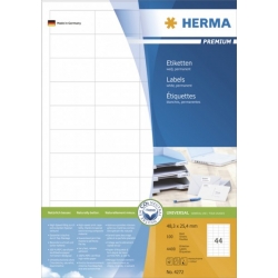  HERMA White Label 4272, 48.3x25mm x 4400's