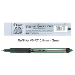  PILOT Liquid Ink Pen Refill BXSV5RT, 0.5mm (Green)