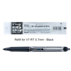  PILOT Liquid Ink Pen Refill BXSV7RT, 0.7mm (Black)