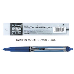  PILOT Liquid Ink Pen Refill BXSV7RT, 0.7mm (Blue)